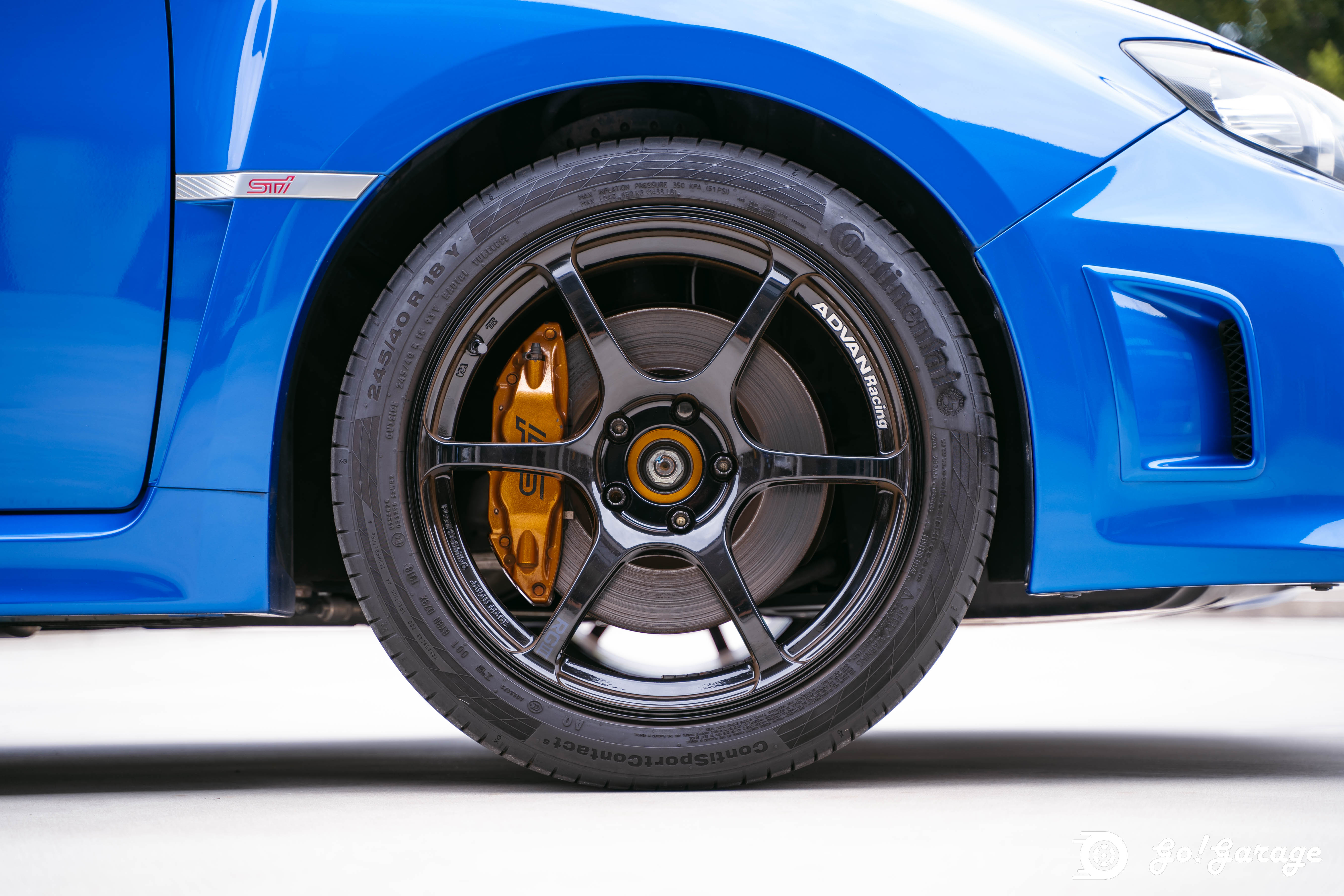 2012 Blue Impreza STI GRB Spec C