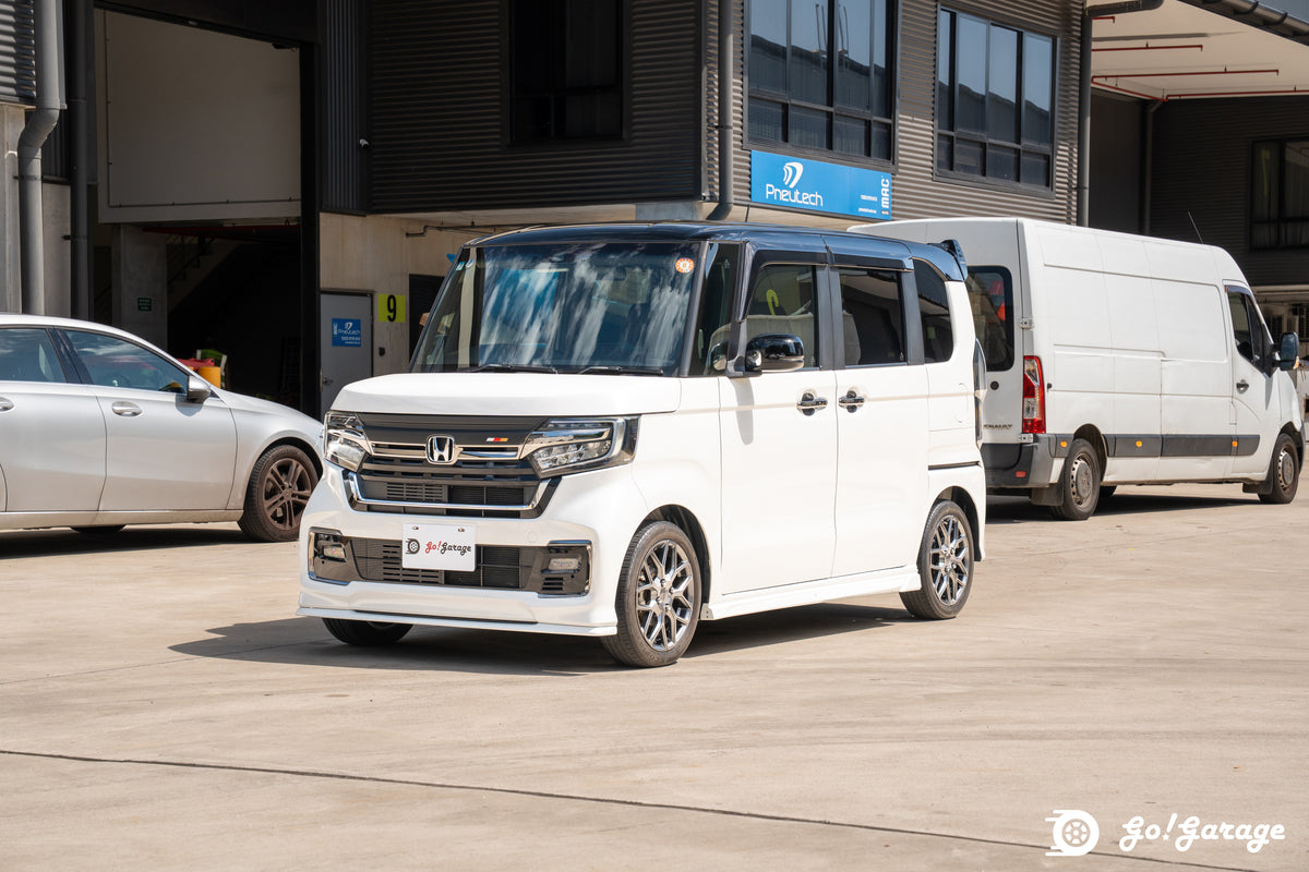 2021 Honda N-BOX Custom L Turbo White x Black